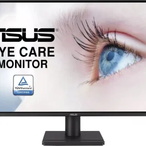 Монитор Asus 27" VA27AQ черный IPS LED 1ms 16:9 HDMI M/M матовая 1000:1 350cd 178гр/178гр 2560x1440 75Hz DP 2K 6.2кг