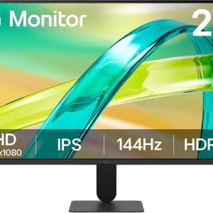 Монитор LG 27" 27U411B-B черный IPS LED 5ms 16:9 HDMI матовая 1500:1 250cd 178гр/178гр 1920x1080 144Hz FHD 3.9кг