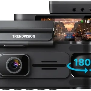 Видеорегистратор TrendVision Proof 360 GPS Ultra черный 2Mpix 2160x3840 2160p 150гр. GPS SigmaStar SSC8838G