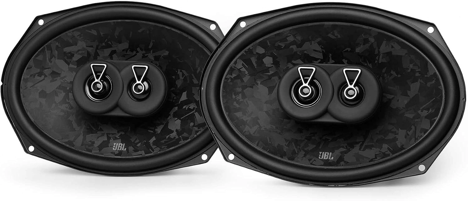 Колонки автомобильные JBL Stage3 968MF (без решетки) 640Вт 92дБ 4Ом 16x23см (6x9дюйм) (ком.:2кол.) коаксиальные трехполосные