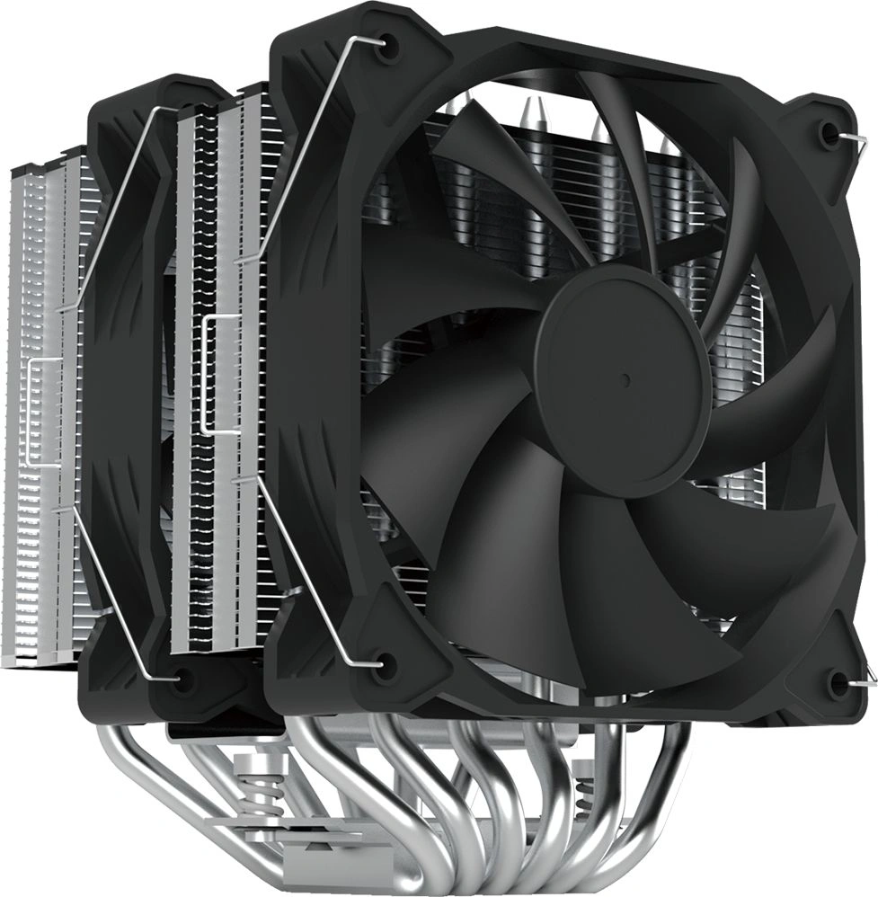 Устройство охлаждения(кулер) Zalman CNPS12X BP Soc-AM5/AM4/1200/1700/1851 черный 4-pin 32.2dB Al+Cu 260W 750gr Ret