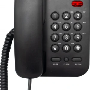 Телефон проводной Ritmix RT-311 черный
