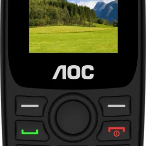 Мобильный телефон AOC 170 A черный моноблок 2Sim 1.77" 128x160 RTOS GSM900/1800 FM