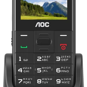 Мобильный телефон AOC 205 A черный моноблок 2Sim 2" 128x160 RTOS 0.08Mpix GSM900/1800 FM microSD max32Gb