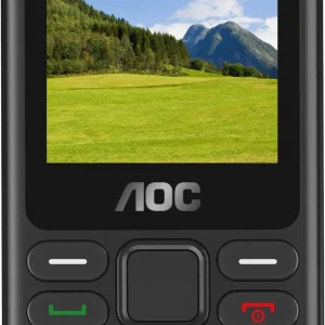 Мобильный телефон AOC 240 A черный моноблок 2Sim 2.4" 240x320 RTOS 0.3Mpix GSM900/1800 FM microSD max32Gb