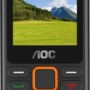Мобильный телефон AOC 245 A черный моноблок 2Sim 2.4" 240x320 RTOS 0.3Mpix GSM900/1800 FM microSD max32Gb