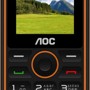 Мобильный телефон AOC 248 A черный моноблок 2Sim 2.4" 240x320 RTOS 0.3Mpix GSM900/1800 FM microSD max32Gb