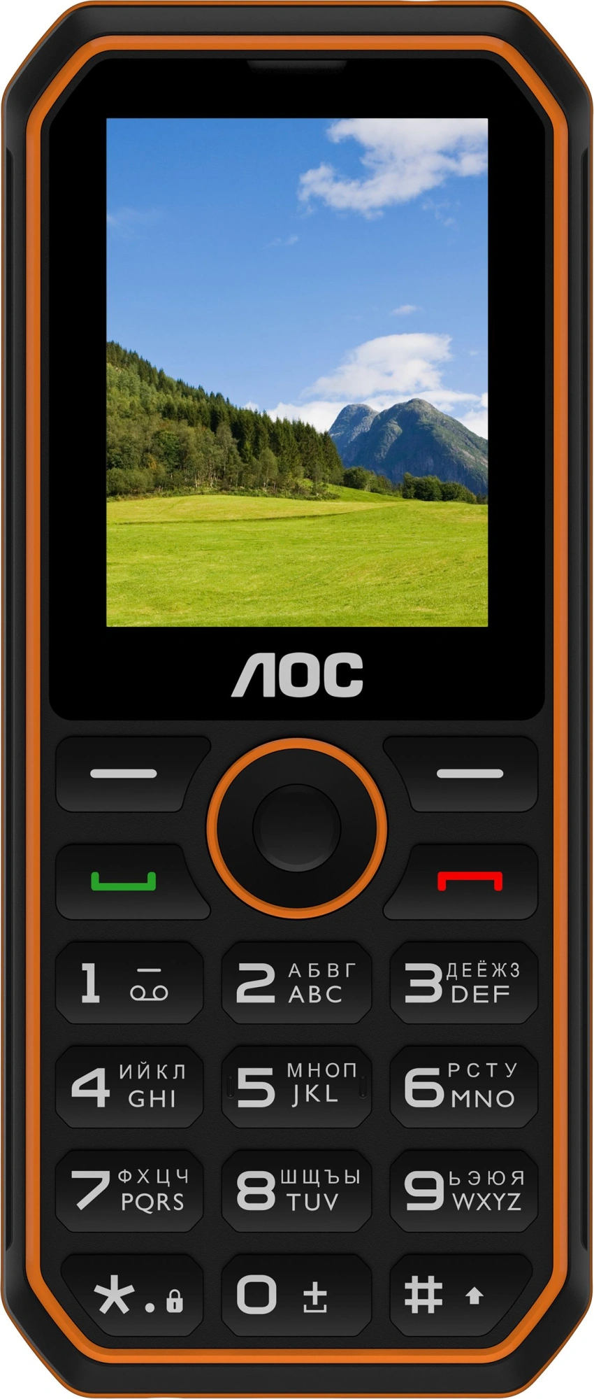 Мобильный телефон AOC 248 A черный моноблок 2Sim 2.4" 240x320 RTOS 0.3Mpix GSM900/1800 FM microSD max32Gb