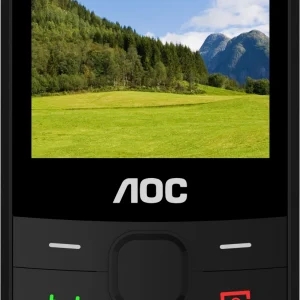 Мобильный телефон AOC 280 A черный моноблок 2Sim 2.8" 240x320 RTOS 0.3Mpix GSM900/1800 FM microSD max32Gb