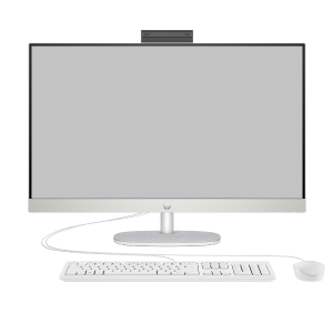 HP Pavilion I 27-cr0156nh NT 27" FHD(19201080) Core i7-1355U, 8GB DDR4 3200 (1x8GB), SSD 512Gb, Internal graphics, no DVD,ENG kbd&mouse wired, 5MP Webcam, White, DOS, 1Y Wty