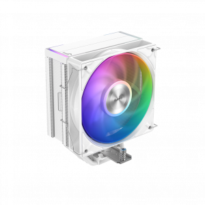 Кулер для процессора / SAMA A40-WHWAYXOX-G / Кулер для процессора/ CPU Cooler SAMA A40L WH (240W, 4-pin PWM, 152mm, 4x6mm, ARGB, 1x120mm, 75.2CFM, 29dBA, 2200RPM, S 1851/1700/1200/115X, AM5/AM4, white)