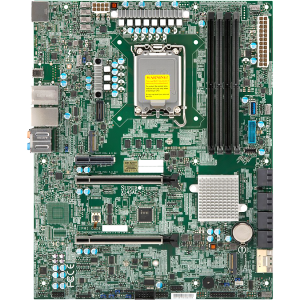 Системная плата / Supermicro MBD-X14SAE-B_bundle1 / Системная плата/ MB Supermicro X14SAE ATX, W880, LGA1851 Intel Core Ultra 9/7/5 and Core Ultra 7/5 Plus Processors, 4xUDIMM DDR5 ECC/non-ECC, 2xM.2 PCIe 4.0 x4 slots (M-key 2280+M-key 2280/22110), 2 PCI-E 5.0 x16, 1 PCIe 4.0 x4. 1 PCIe 4.0 x8 slimSAS, 8xSATA, 1x1Gb  1x2.5Gb ehernet