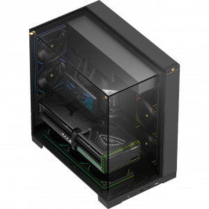 Корпус без блока питания / Thermalright A70 Black / Корпус без блока питания/ Case Thermalright A70, Midi-Tower, TG, no fans, 2xUSB-A 3.0, 1xUSB Type-C, ATX, mATX, mITX Black