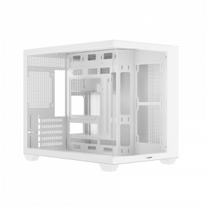 Корпус ПК без блока питания / Ocypus Gamma C54 WH White / Корпус ПК без блока питания/ Case Ocypus Gamma C54 WH, Midi-Tower, TG, no fans, 1xUSB-C + 2xUSB 3.0, mATX, mITX White