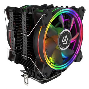Вентилятор корпусной / ALSEYE CORPORATION LIMITED AS.01.02.0009 / Вентилятор ALSEYE H120D Universal, TDP 200W, Heat Pipe6mm6pcs, 800;2000RPM, 11.6-35.3dB(A), RGB, RTL {18} (872339)/(874043)