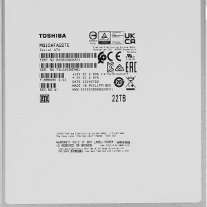 Жесткий диск / Toshiba MG10AFA22TE / Жесткий диск Toshiba SATA-III 22TB MG10AFA22TE Server Enterprise Capacity 512E (7200rpm) 512Mb 3.5"