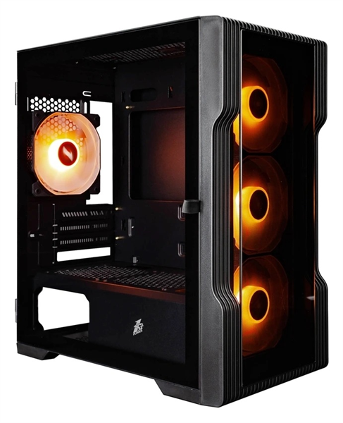 1STPLAYER TRILOBITE T3-G Black / mATX / 4x 120mm FRGB fans / T3-G-BK-4F1
