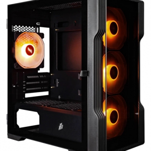 1STPLAYER TRILOBITE T3-G ARGB Black / mATX / 4x120mm ARGB fans / T3-G-BK-4F7