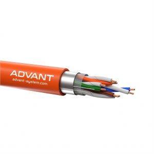 Кабель "Витая пара", CAT 5e, строительный для передачи цифрового аудиосигнала или Ethernet до 100 м, скорость передачи данных 1 Гбит/с, экранированный F/UTP, категория 5e (100 MHz), 4 пары (26AWG), многожильная медь, t (-30°C +60°C), внеш. диаметр 5.5 мм, / Advant ADV5e-F26MLO (1m) / Кабель "Витая пара", CAT 5e, строительный для передачи цифрового аудиосигнала или Ethernet до 100 м, скорость передачи данных 1 Гбит/с, экранированный F/UTP, категория 5e (100 MHz), 4 пары (26AWG), многожильная медь, t (-30°C +60°C), внеш. диаметр 5.5 мм,/ Кабель "Витая пара", CAT 5e, строительный для передачи цифрового аудиосигнала или Ethernet до 100 м, скорость передачи данных 1 Гбит/с, экранированный F/UTP, категория 5e (100 MHz), 4 пары (26AWG), многожильная медь, t (-30°C +60°C), внеш. диа