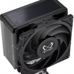 Кулер для процессора / Scythe Kotetsu Mark 4 Black/Silver / Кулер для процессора/ CPU Cooler Scythe Kotetsu Mark 4 (150W, 4-pin PWM, 155mm, Al/Cu, 4x6mm, 1x120mm, 60.29CFM, 26.88dBA, 2000RPM, S 1851/1700/1200/115X, AM5/AM4, silver, black)