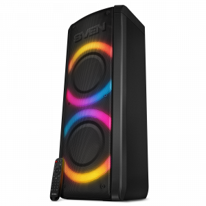 АС SVEN PS-710, черный, акустическая система (100 Вт, TWS, Bluetooth, FM, USB, microSD, LED-дисплей, 4400мАч) / SVEN PS-710 / АС SVEN PS-710, черный, акустическая система (100 Вт, TWS, Bluetooth, FM, USB, microSD, LED-дисплей, 4400мАч)