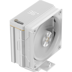 Кулер для процессора / Ocypus Iota-A40-WH1NNWD00X-GL / Кулер для процессора/ CPU Cooler Ocypus Iota A40 WH (220W, 4-pin PWM, LED temp., 156.7mm, Al/Cu, 4x6mm, 1x120mm, 77CFM, 29dBA, 2000RPM, S 1851/1700/1200/115X, AM5/AM4, white)
