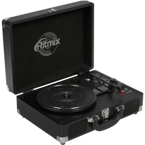 Проигрыватель для винила / RITMIX LP-120B Чёрный / Проигрыватель для винила/ Виниловый проигрыватель RITMIX LP-120B Чёрный