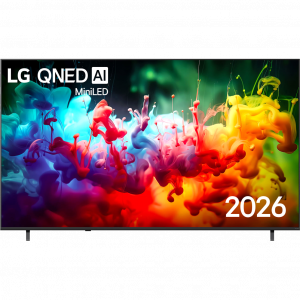Телевизор ЖК 85`` LG / LG 85QNED70B6A.ARUG / Телевизор ЖК 85`` LG/ 85", Ultra HD, Dynamic QNED Color, Direct Led, Smart TV (WebOS 26), Wi-Fi 5, DVB-T2/C/S2, MR, 60Hz Native, 2.0ch (20W), 3хHDMI, 1хUSB, 2 Pole, Black, 2026