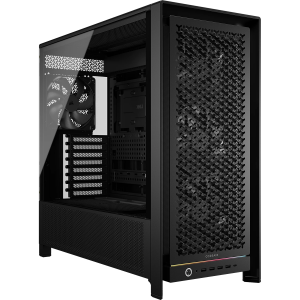 Корпус без блока питания / Corsair CC-9011307-WW / Корпус без блока питания/ Case Corsair Frame 5000D RS High-Airflow, Midi-Tower, TG, 4x140mm, 4xUSB-A 3.2, 1xUSB 3.2 Type-C, E-ATX, ATX, mATX, mITX Black