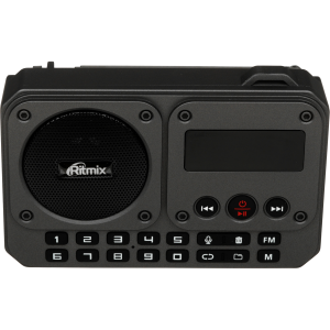 Радиоприёмник портативный / RITMIX RPR-010 Темно-серый с черным / Радиоприёмник портативный/ RITMIX RPR-010 Темно-серый с черным