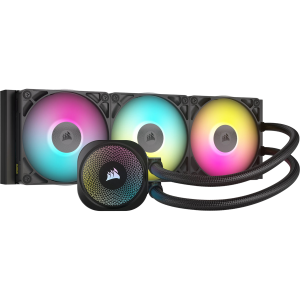 Система жидкостного охлаждения / Corsair iCUE LINK TITAN 360 RX RGB Black / Система жидкостного охлаждения/ Water Cooling System Corsair iCUE LINK TITAN 360 RX RGB (360mm, Black, RGB/ Fans 3x120mm, 73.5CFM, 36dBA, 2100RPM/ S 1851, 1700, AM5, AM4)