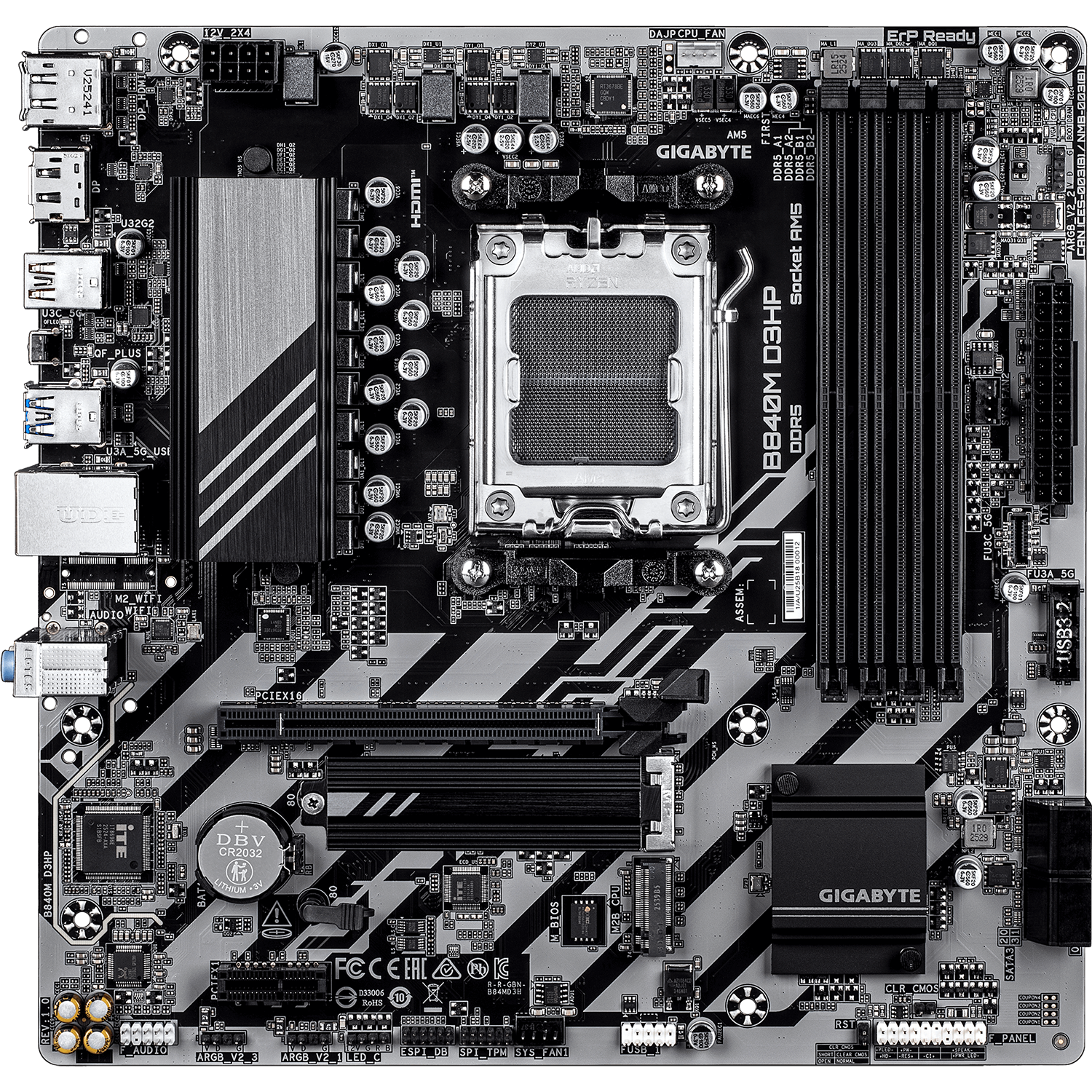 Материнская плата / GIGABYTE B840M D3HP / Материнская плата/ B840M D3HP