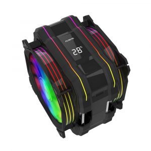 Вентилятор корпусной / ALSEYE CORPORATION LIMITED M120D (AS.01.01.0044) / Вентилятор ALSEYE M120D (PLUS) Universal, 200W, Heat pipe 6mm6, 120mm FAN 700;1900rpm, 73.75CFM, 41.2dBA, 8 LED, LED temperature cover RTL, (874289)