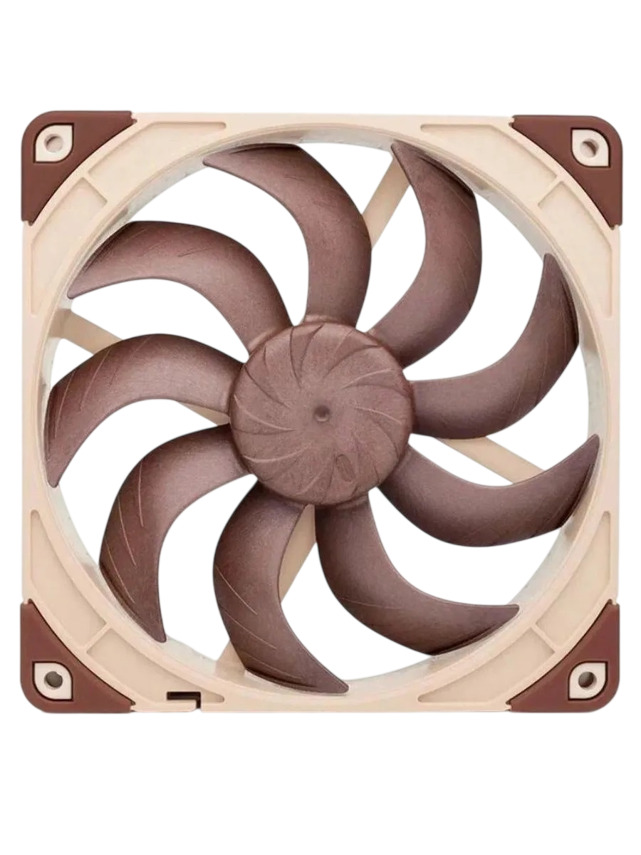 Кулер для корпуса / Noctua NF-A14x25 G2 PWM / Кулер для корпуса/ Case Cooler Noctua NF-A14x25 G2 PWM (140x140x25mm, 4-pin PWM, 91.58FM, 24.8dBA, 1500RPM, Beige/Brown)