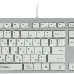 Клавиатура / A4Tech FX50 WHITE / Клавиатура A4Tech Fstyler FX50 белый USB slim Multimedia (FX50 WHITE)