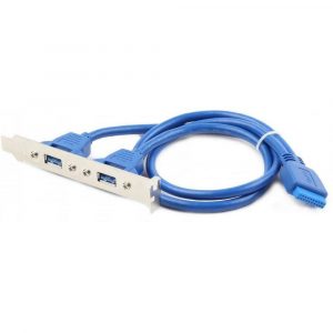 Кабель / Cablexpert CC-USB3-RECEPTACLE / Кабель Gembird Планка CC-USB3-RECEPTACLE Gembird в сист блок 2xUSB 3.0/20pin мат.платы  (080750)