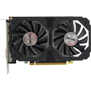Видеокарта / AFOX AMD Radeon RX 550 (AFRX550-2048D5H2-V4) / Видеокарта Afox RX550 2GB GDDR5 128bit DVI DP HDMI 2FAN RTL
