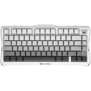 Игровая клавиатура / Gravastar Mercury K1 Gradient (6972448923002) / Игровая клавиатура/ Механическая беспроводная клавиатура Gravastar Mercury K1 Gradient Белый