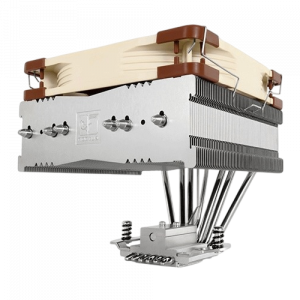Кулер для процессора / Noctua CPU Cooler NH-C14S Beige/Brown / Кулер для процессора/ CPU Cooler Noctua NH-C14S (140W, 4-pin PWM, 142mm, Al/Cu, 6x6mm, 1x140x140x25mm, 82.5CFM, 24.6dBA, 1500RPM, S 1700/1200/115X/2011/2066, AM5/AM4, Beige/Brown)