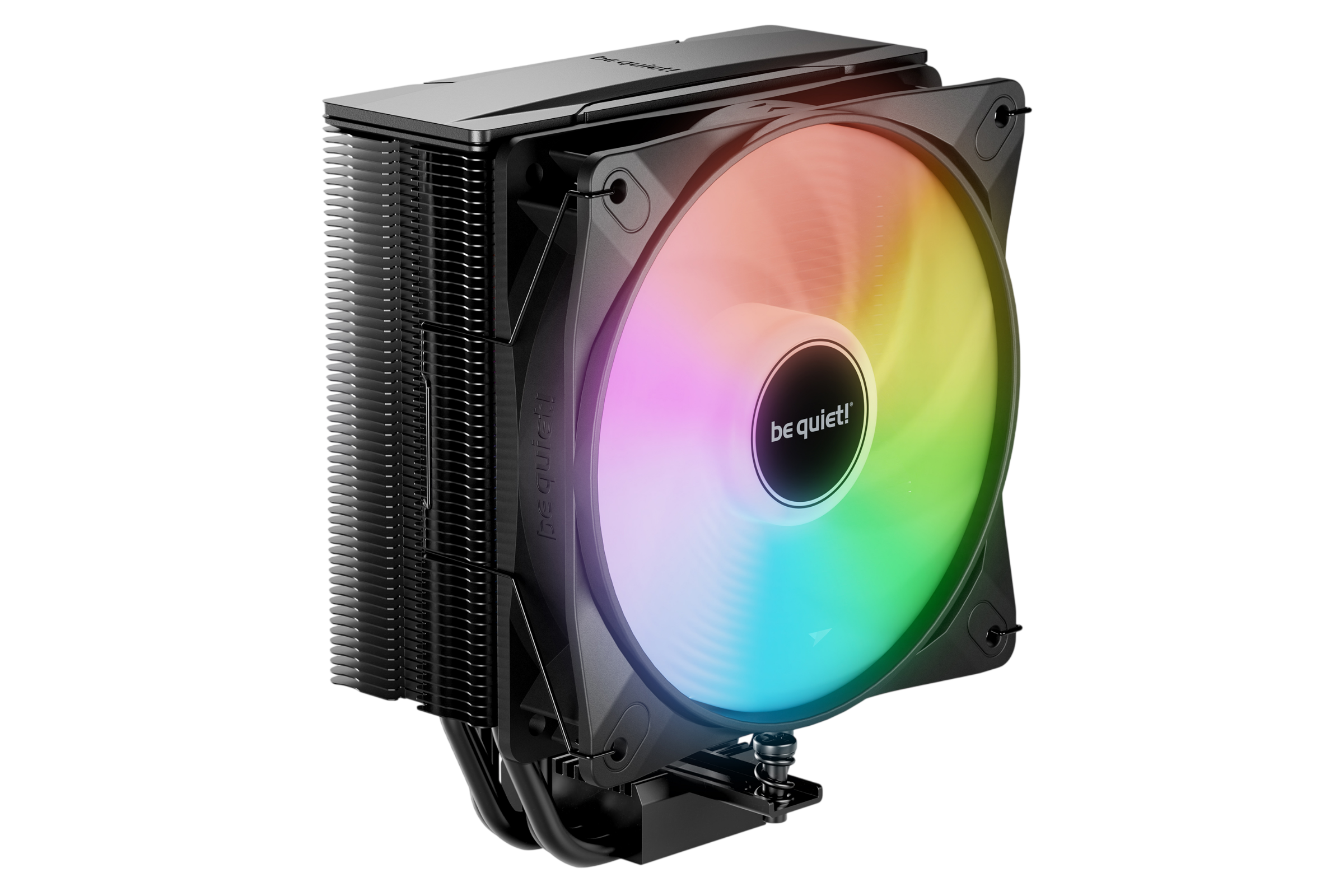 Кулер для процессора / be quiet! PURE ROCK 3 LX Black / Кулер для процессора/ CPU Cooler be quiet! PURE ROCK 3 LX (190W, 4-pin PWM, 154mm, Al/Cu, 4x6mm, ARGB, 1x120mm, 61.8CFM, 31.2dBA, 2000RPM, S 1851/1700/1200/115X, AM5/AM4, black)