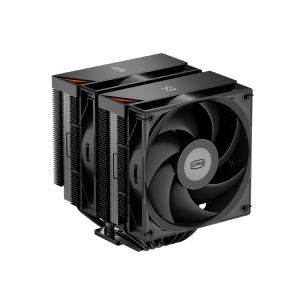 Кулер для процессора / PCCooler RT620Pro Digital BK Black / Кулер для процессора/ CPU Cooler PCCooler RT620Pro Digital BK (265W, 4-pin PWM, 157.5mm, Al/Cu, 6x6mm, 2x120mm, 73.32CFM, 34.9dBA, 2200RPM, S 1851/1700/1200/115X, AM5/AM4, black)
