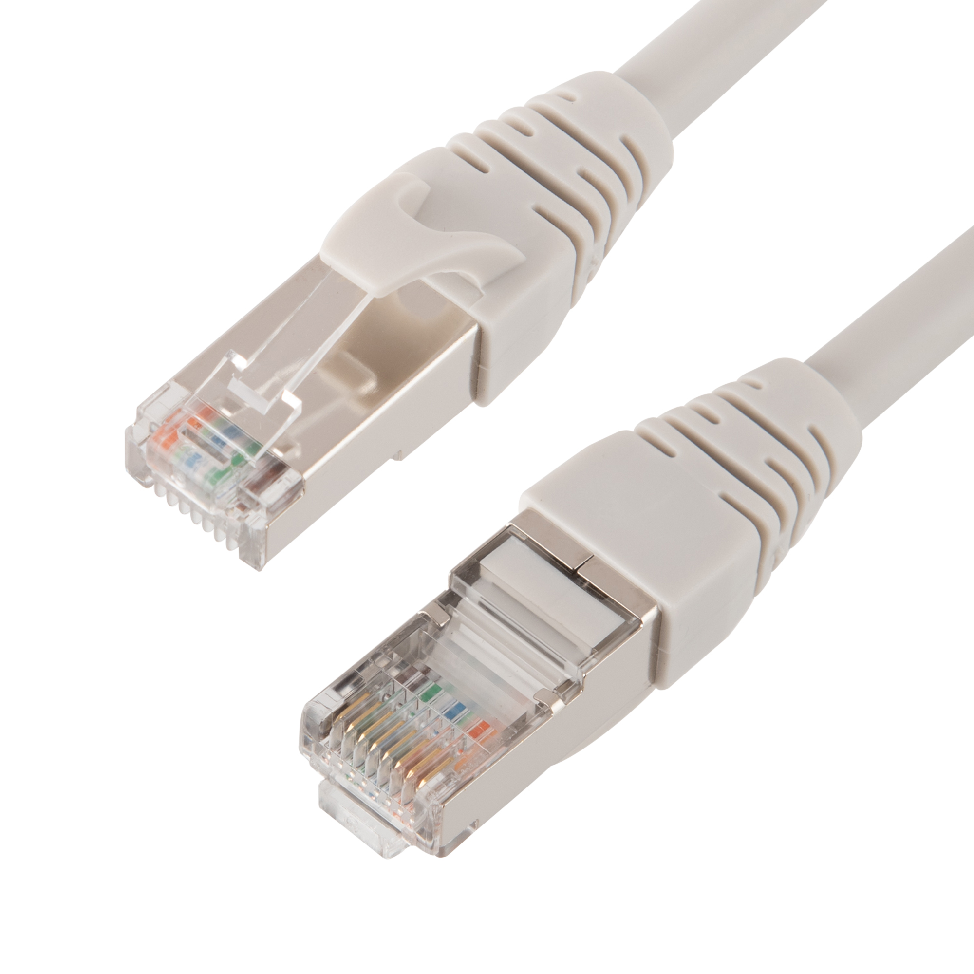 Патч-корд Ethernet, категория CAT 5e, RJ45 штекер - RJ45 штекер, экранированный F/UTP, цвет серый, оболочка PVC нг(А)-LS. Длина 5 м / Advant ADV5e-FPC05-PG / Патч-корд Ethernet, категория CAT 5e, RJ45 штекер - RJ45 штекер, экранированный F/UTP, цвет серый, оболочка PVC нг(А)-LS. Длина 5 м