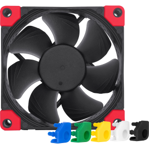 Кулер для корпуса / Noctua NF-A8 PWM chromax.black.swap / Кулер для корпуса/ Case Cooler Noctua NF-A8 PWM chromax.black.swap (80x80x25mm, 4-pin PWM, 32.67CFM, 17.7dBA, 2200RPM, Black)