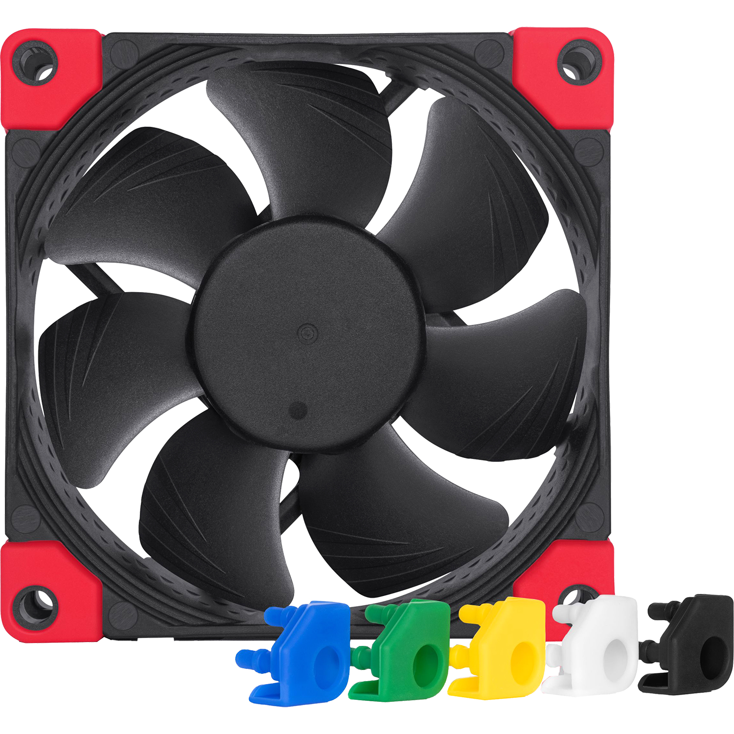 Кулер для корпуса / Noctua NF-A8 PWM chromax.black.swap / Кулер для корпуса/ Case Cooler Noctua NF-A8 PWM chromax.black.swap (80x80x25mm, 4-pin PWM, 32.67CFM, 17.7dBA, 2200RPM, Black)