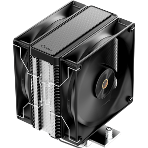 Кулер для процессора / Ocypus Delta-A40-BK2NNWN00X-GL / Кулер для процессора/ CPU Cooler Ocypus Delta A40 Elite BK Dual FAN (220W, 4-pin PWM, 156.7mm, Al/Cu, 4x6mm, 2x120mm, 73CFM, 29dBA, 2000RPM, S 1851/1700/1200/115X, AM5/AM4, black)