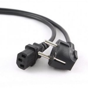 Кабель питания / Cablexpert PC-186-1-5M / Кабель питания Cablexpert PC-186-1-5M, 5м, Schuko- C13, Сечение провода 3x1кв.мм, черный, с заземлением, пакет {50} (792617)