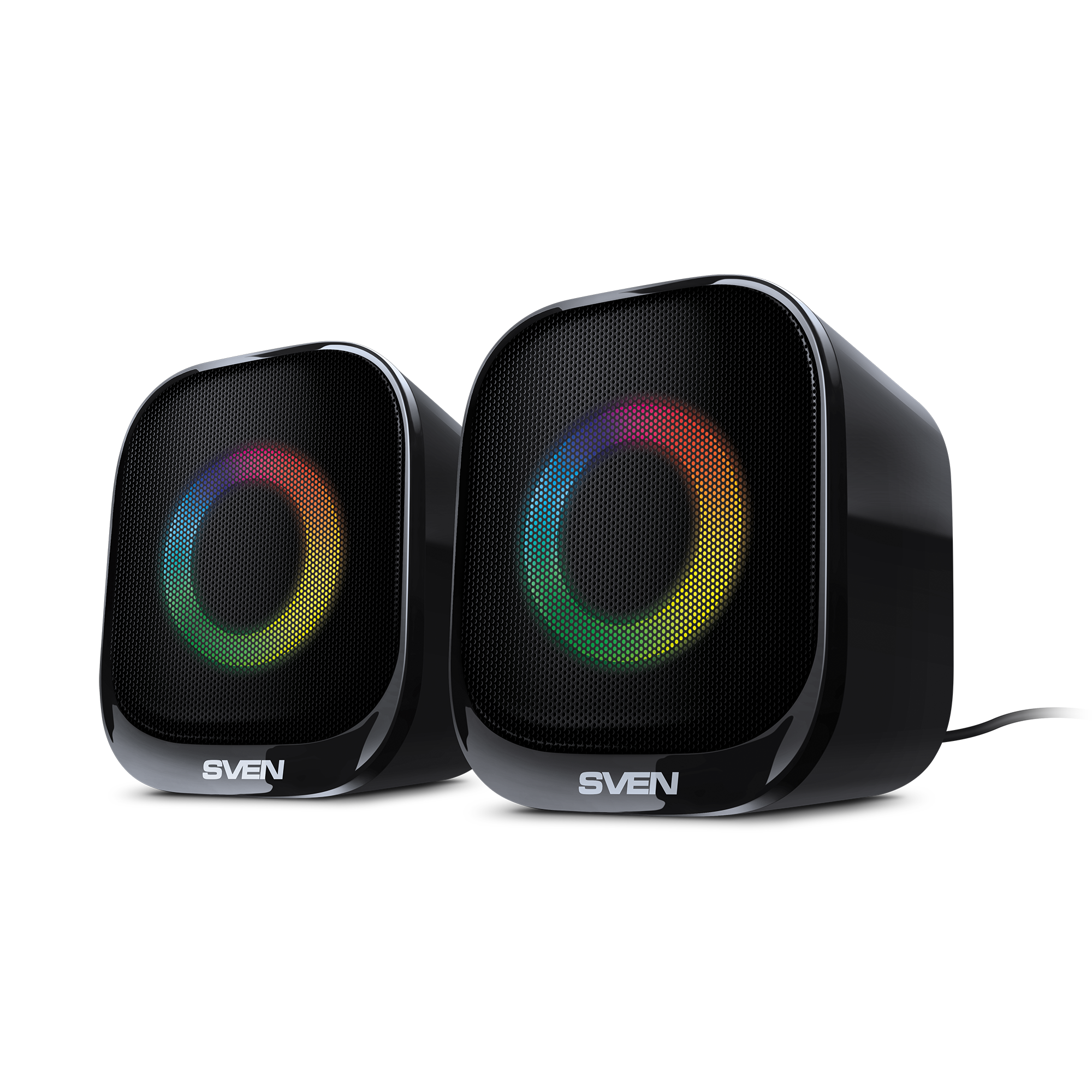 АС SVEN G345, черный, акустическая система 2.0 (10 Вт, RGB, питание USB, Bluetooth) / SVEN G345 / АС SVEN G345, черный, акустическая система 2.0 (10 Вт, RGB, питание USB, Bluetooth)