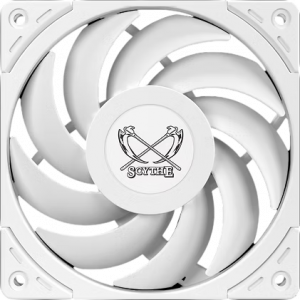 Кулер для корпуса / Scythe Wonder Tornado 120 White / Кулер для корпуса/ Case Cooler Scythe Wonder Tornado 120 White (120x120x26mm, 4-pin PWM, 75.17CFM, 35.57dBA, 2500RPM, White)