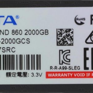 Накопитель SSD / ADATA SLEG-860-2000GCS / Твердотельный накопитель A-Data PCIe 4.0 x4 2TB SLEG-860-2000GCS Legend 860 M.2 2280