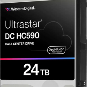Western Digital Ultrastar DC HС590 HDD 3.5" SATA 24TB, 7200 rpm, 512MB buffer, 512e/4Kn, 1 year